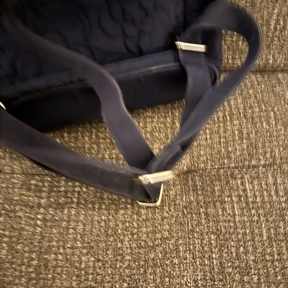 Vera Bradley Elegant Navy Quilted Backpack - Picture 3 of 8